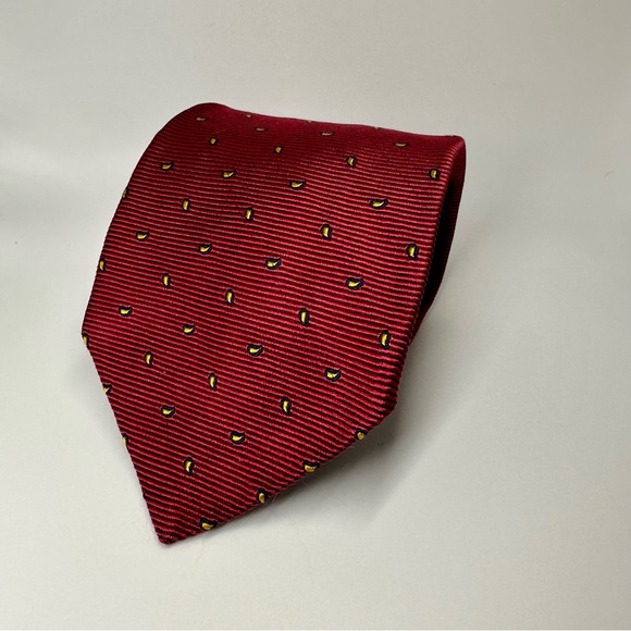 Vintage Brooks Brothers Makers Classic Silk Red Tie 60” 3.75” preppy modern - Picture 8 of 8